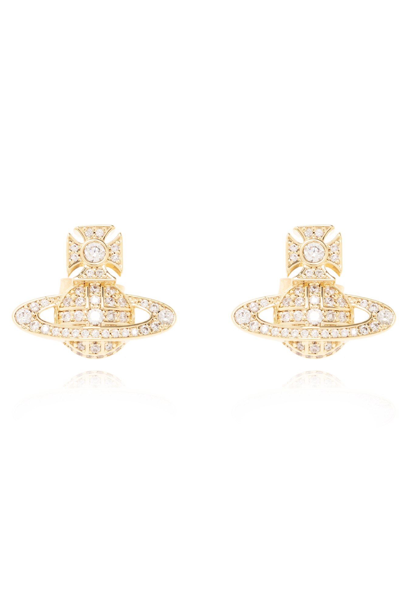 Vivienne Westwood 'Carmela' earrings with logo | Women's